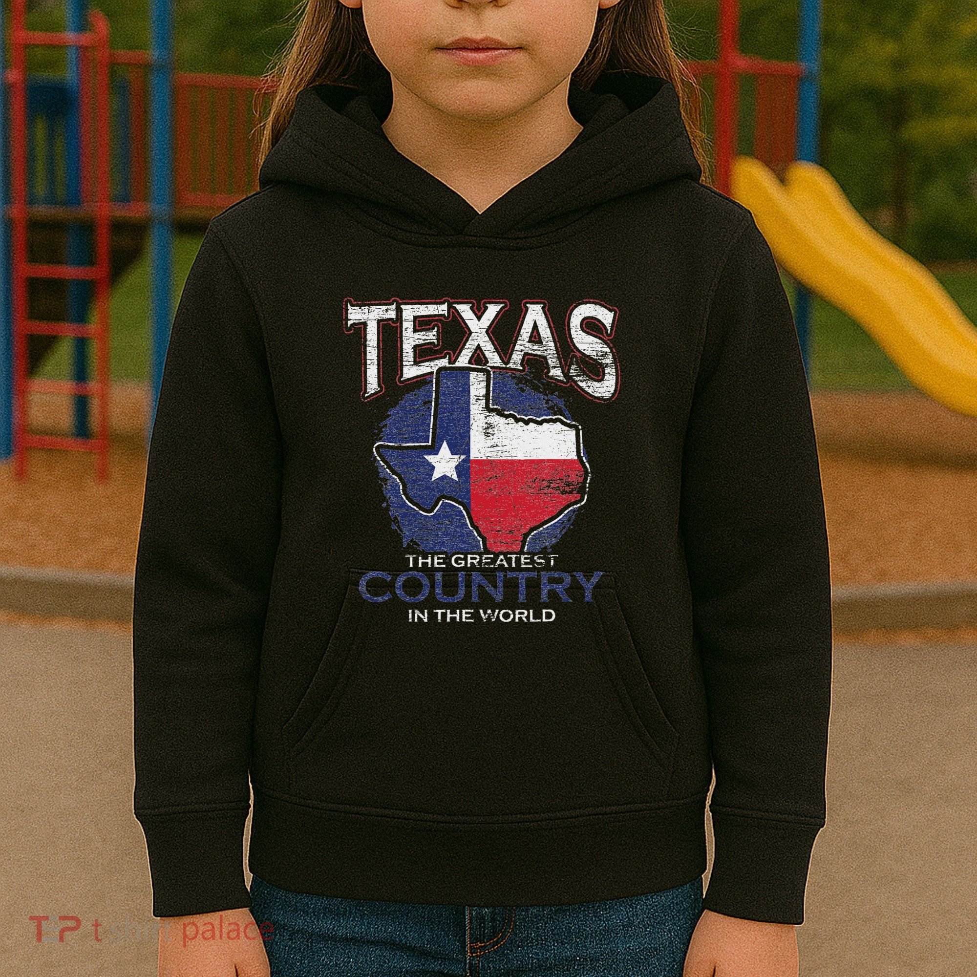 Proud Texan Texas Kids Hoodie