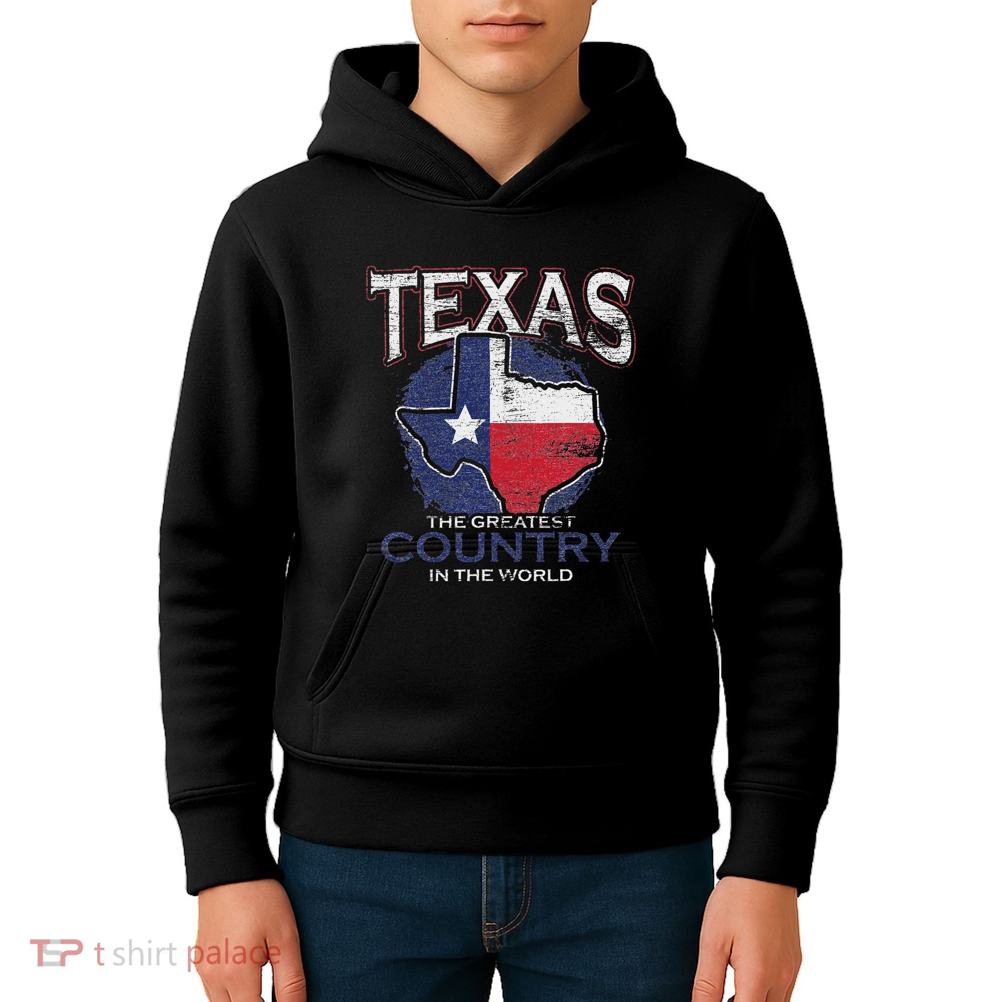 Proud Texan Texas Kids Hoodie