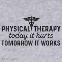 Physical Therapy Today It Hurts Physical Therapist Women's Sweatshirt thumb 2