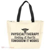 Physical Therapy Today It Hurts Physical Therapist Tote Bag thumb 0