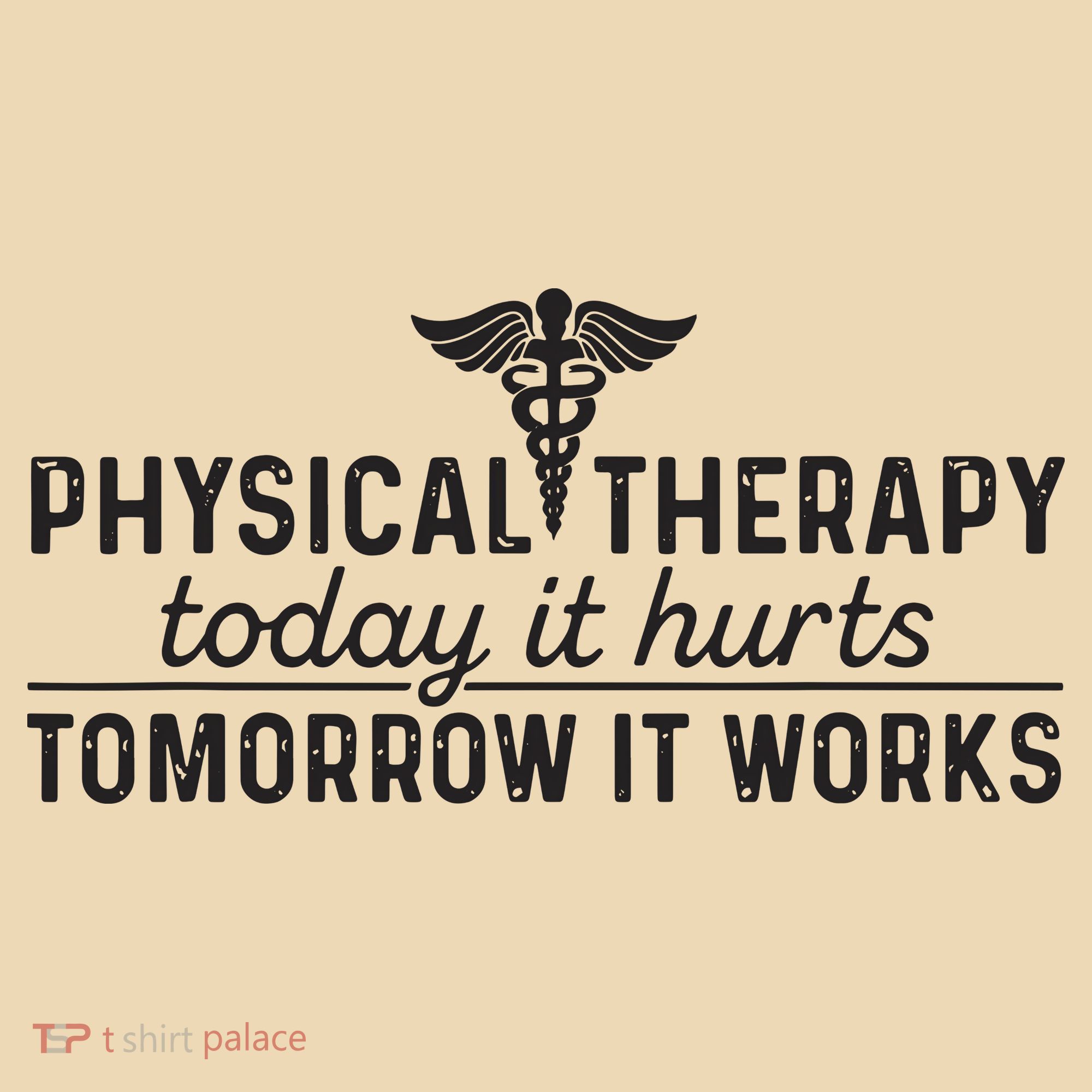 Physical Therapy Today It Hurts Physical Therapist Tote Bag