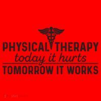 Physical Therapy Today It Hurts Physical Therapist Santa Hat thumb 1