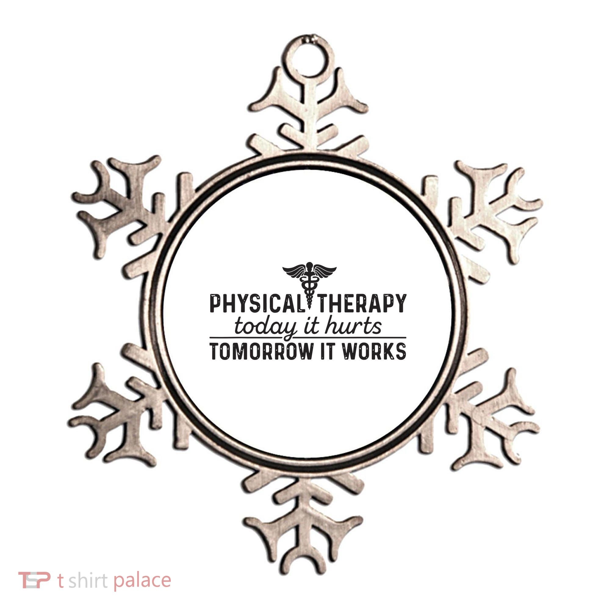 Physical Therapy Today It Hurts Physical Therapist Ornament