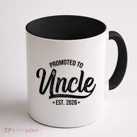 Promoted To Uncle EST 2026 Coffee Mug thumb 1