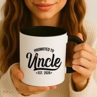 Promoted To Uncle EST 2026 Coffee Mug thumb 3