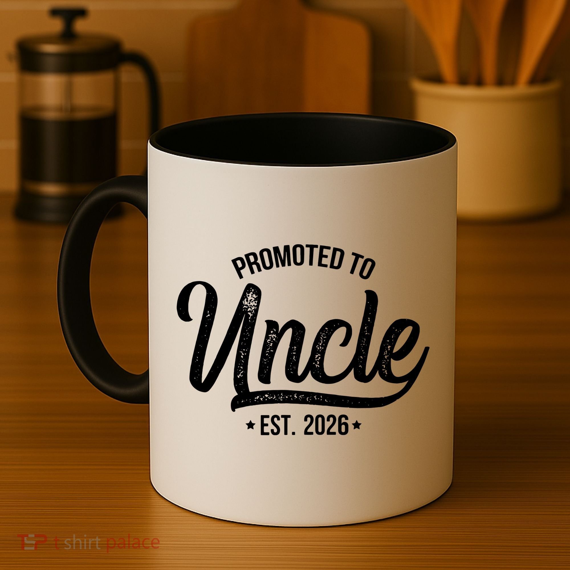 Promoted To Uncle EST 2026 Coffee Mug