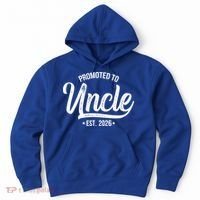 Promoted To Uncle EST 2026 Hoodie thumb 0