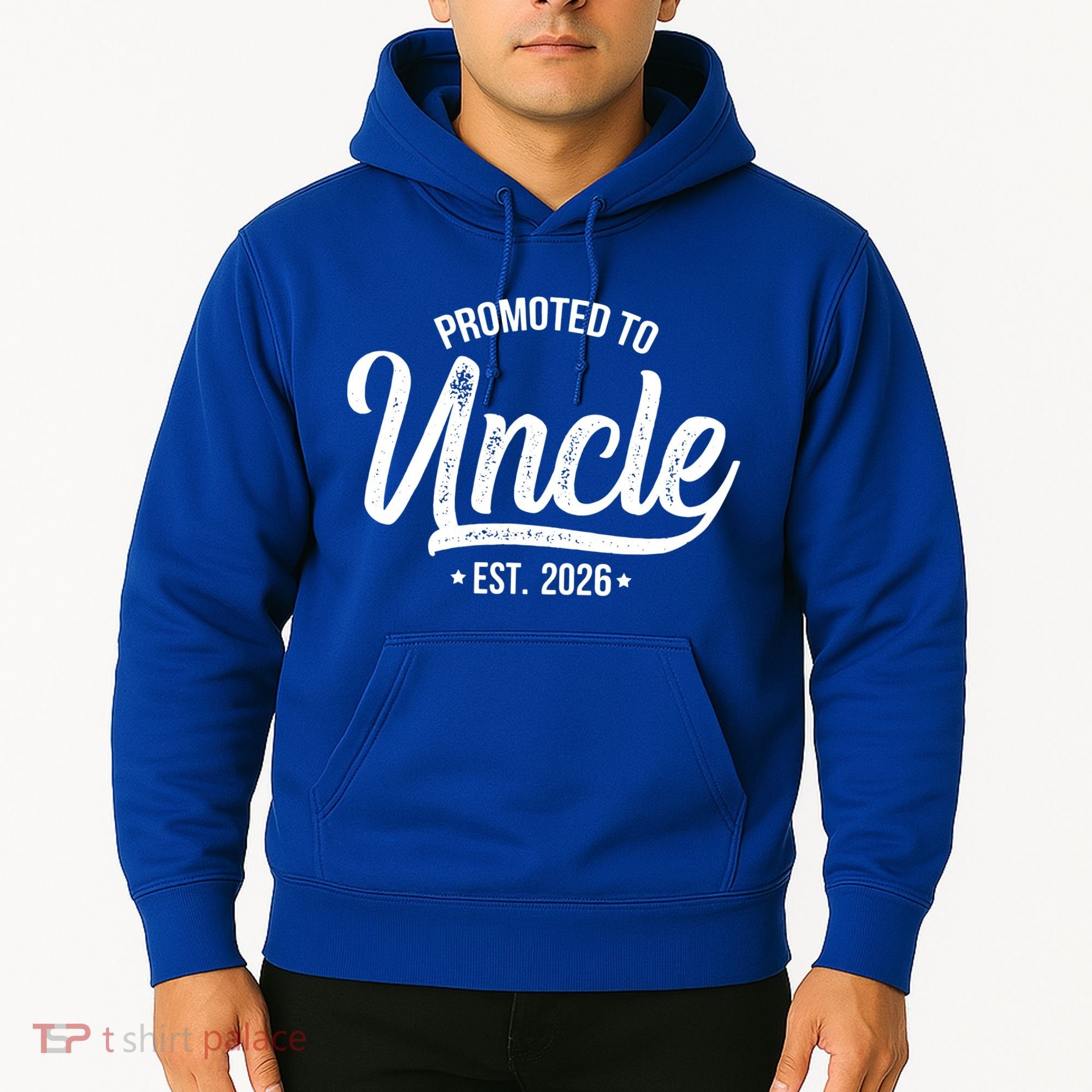Promoted To Uncle EST 2026 Hoodie