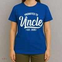 Promoted To Uncle EST 2026 T-Shirt thumb 4