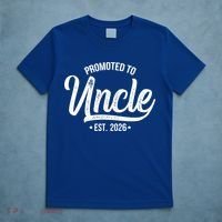 Promoted To Uncle EST 2026 T-Shirt thumb 5