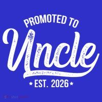 Promoted To Uncle EST 2026 Coaster thumb 2