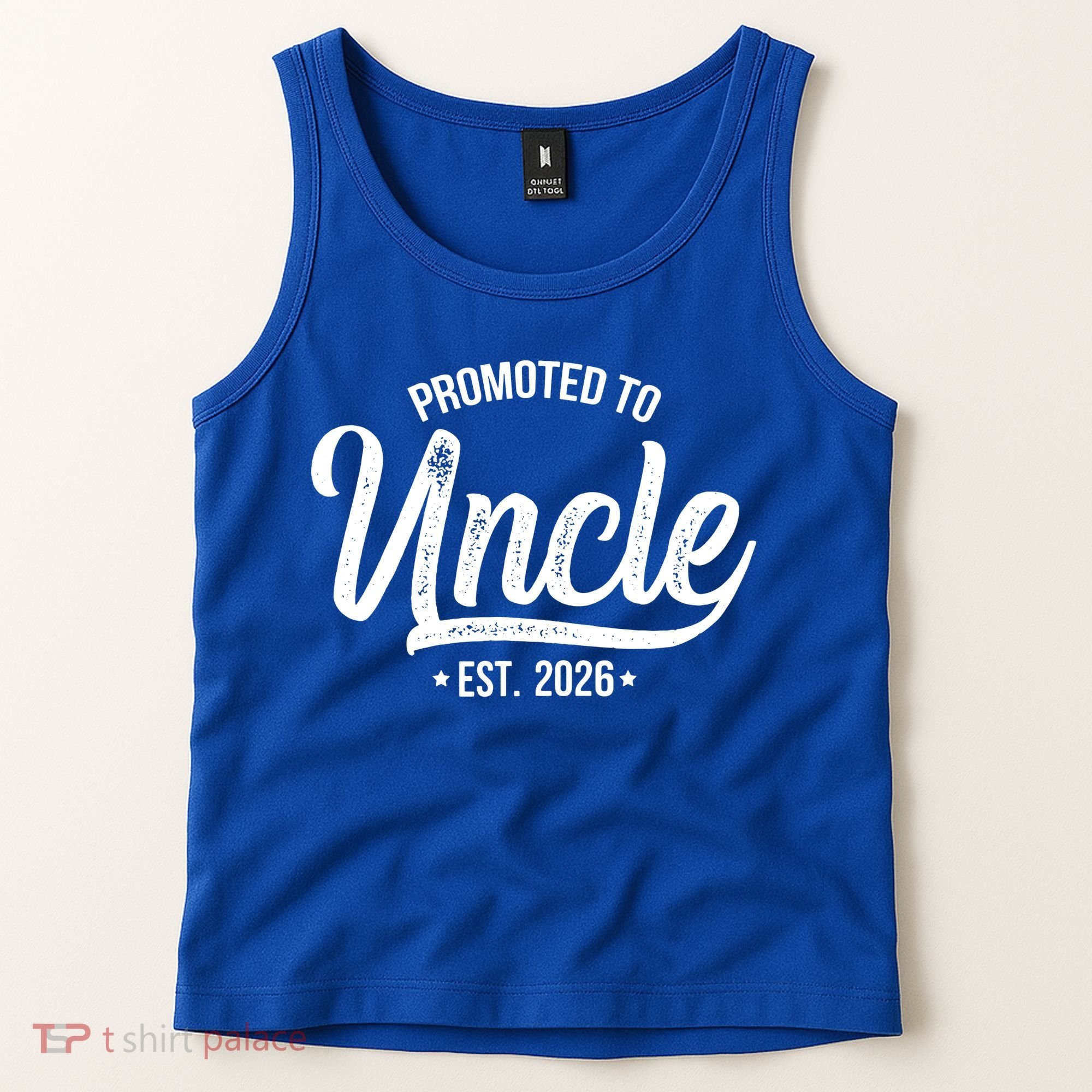 Promoted To Uncle EST 2026 Tank Top