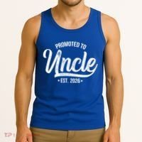 Promoted To Uncle EST 2026 Tank Top thumb 3