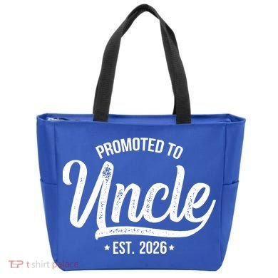 Promoted To Uncle EST 2026 Tote Bag