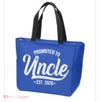 Promoted To Uncle EST 2026 Tote Bag thumb 3