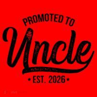 Promoted To Uncle EST 2026 Santa Hat thumb 1