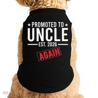 Promoted To Uncle Again EST 2026 Doggie Tank thumb 0