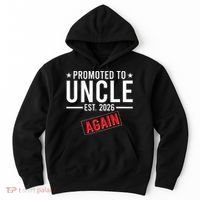 Promoted To Uncle Again EST 2026 Hoodie thumb 0