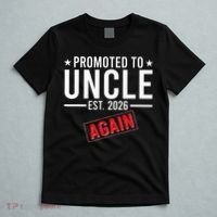 Promoted To Uncle Again EST 2026 T-Shirt thumb 5