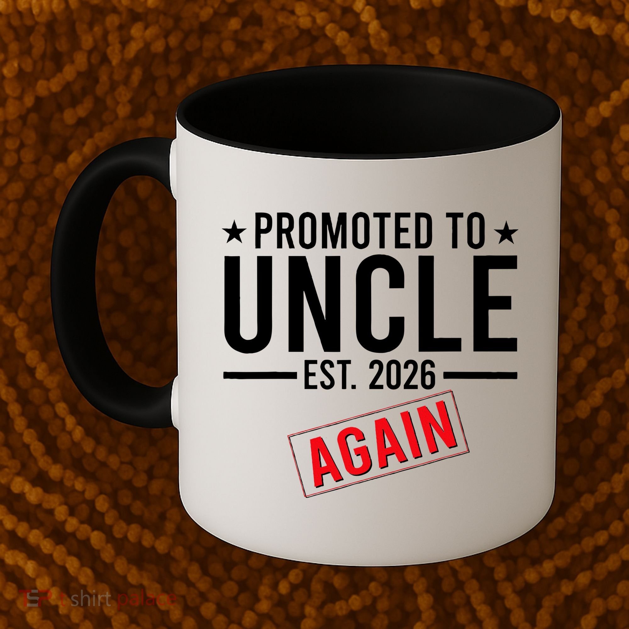 Promoted To Uncle Again EST 2026 Coffee Mug