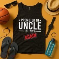 Promoted To Uncle Again EST 2026 Tank Top thumb 4
