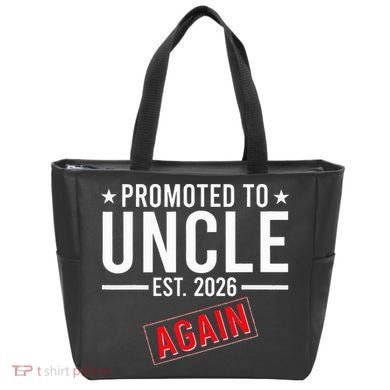 Promoted To Uncle Again EST 2026 Tote Bag