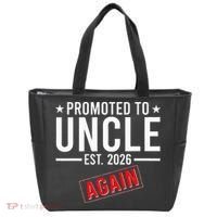 Promoted To Uncle Again EST 2026 Tote Bag thumb 0