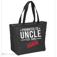 Promoted To Uncle Again EST 2026 Tote Bag thumb 2