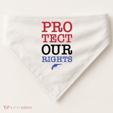 Protect Our Gun Rights USA-Made Doggie Bandana