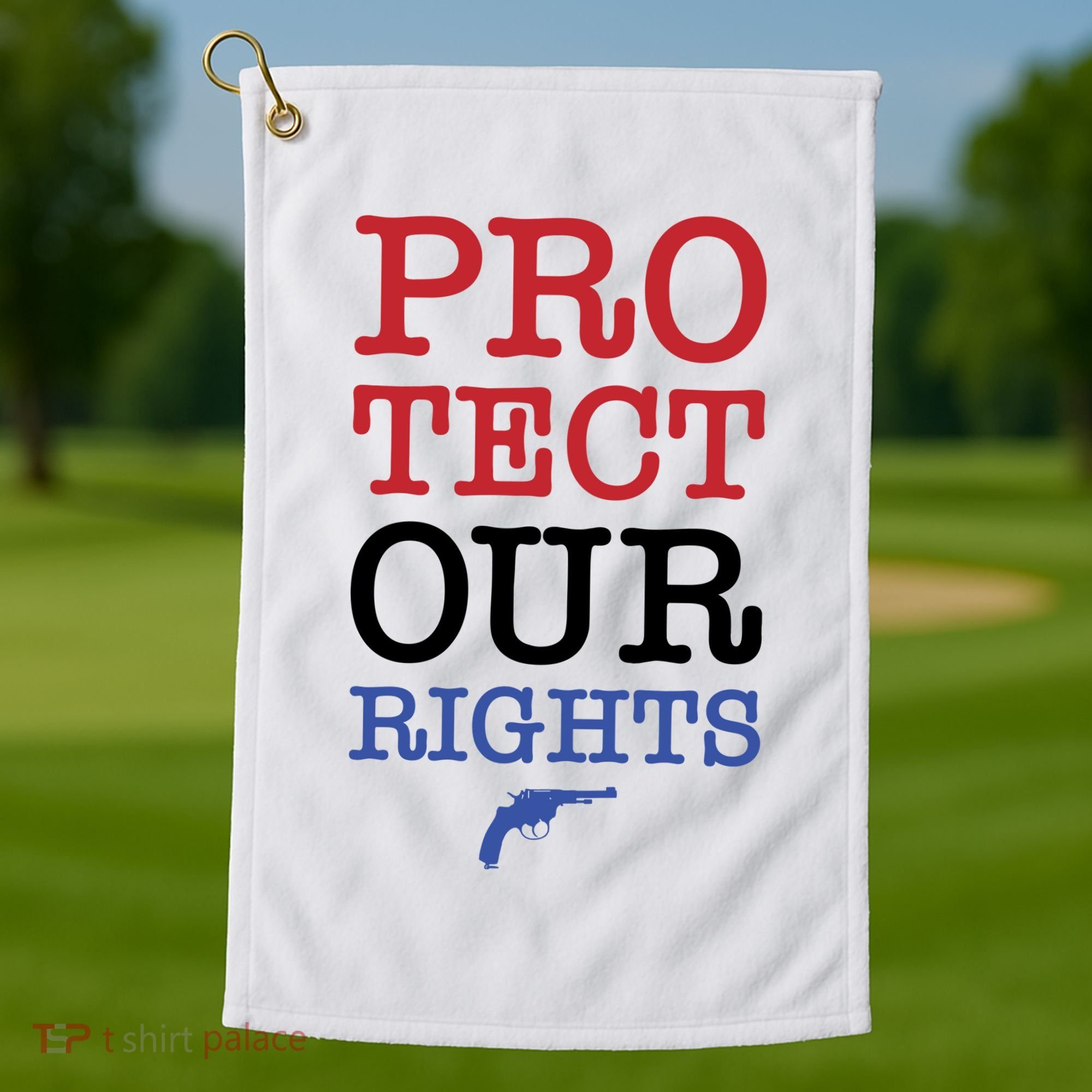 Protect Our Gun Rights Golf Towel