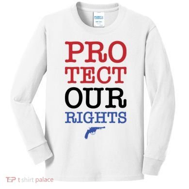 Protect Our Gun Rights Kids Long Sleeve Shirt