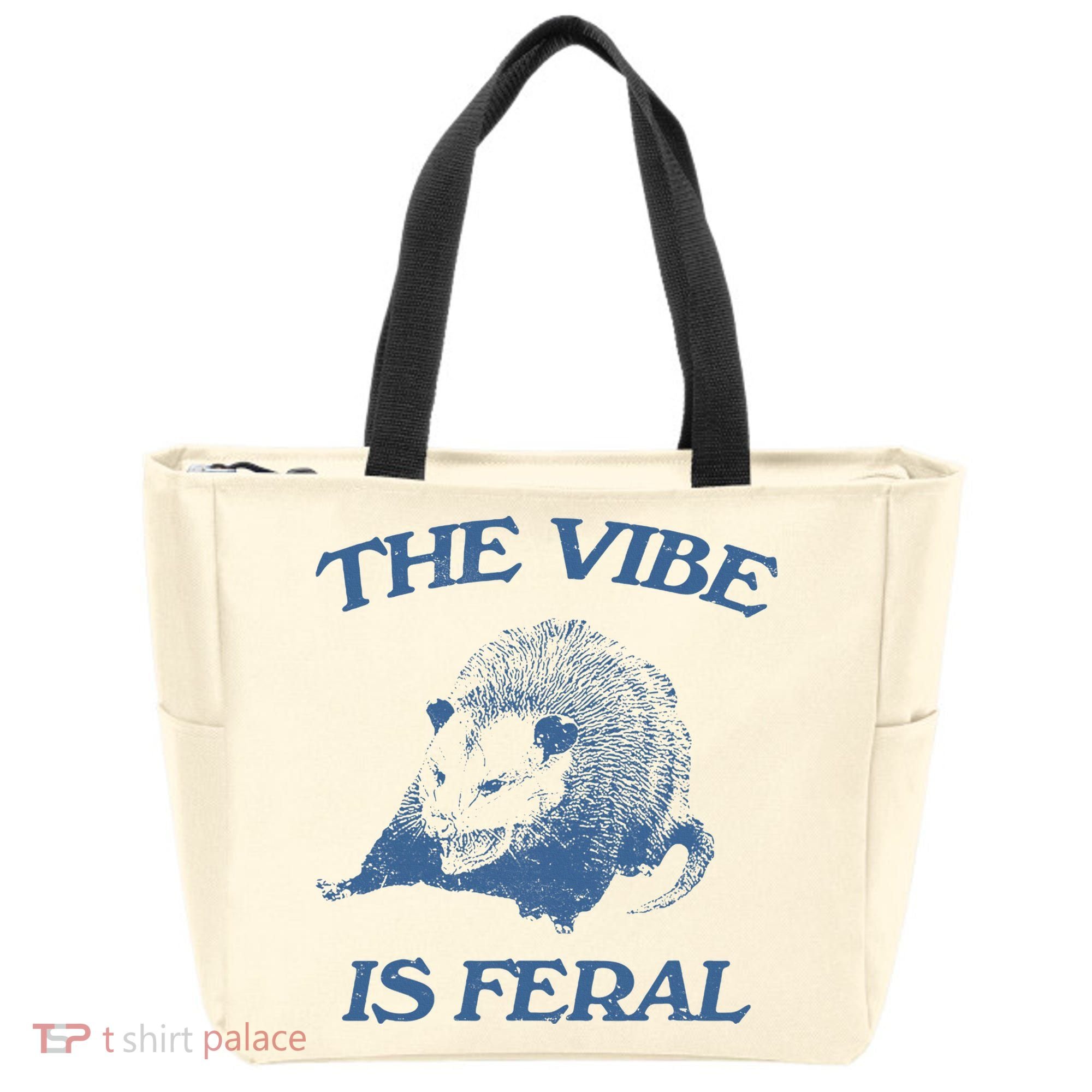 Possum The Vibe Is Feral Tote Bag