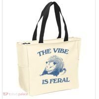 Possum The Vibe Is Feral Tote Bag thumb 2