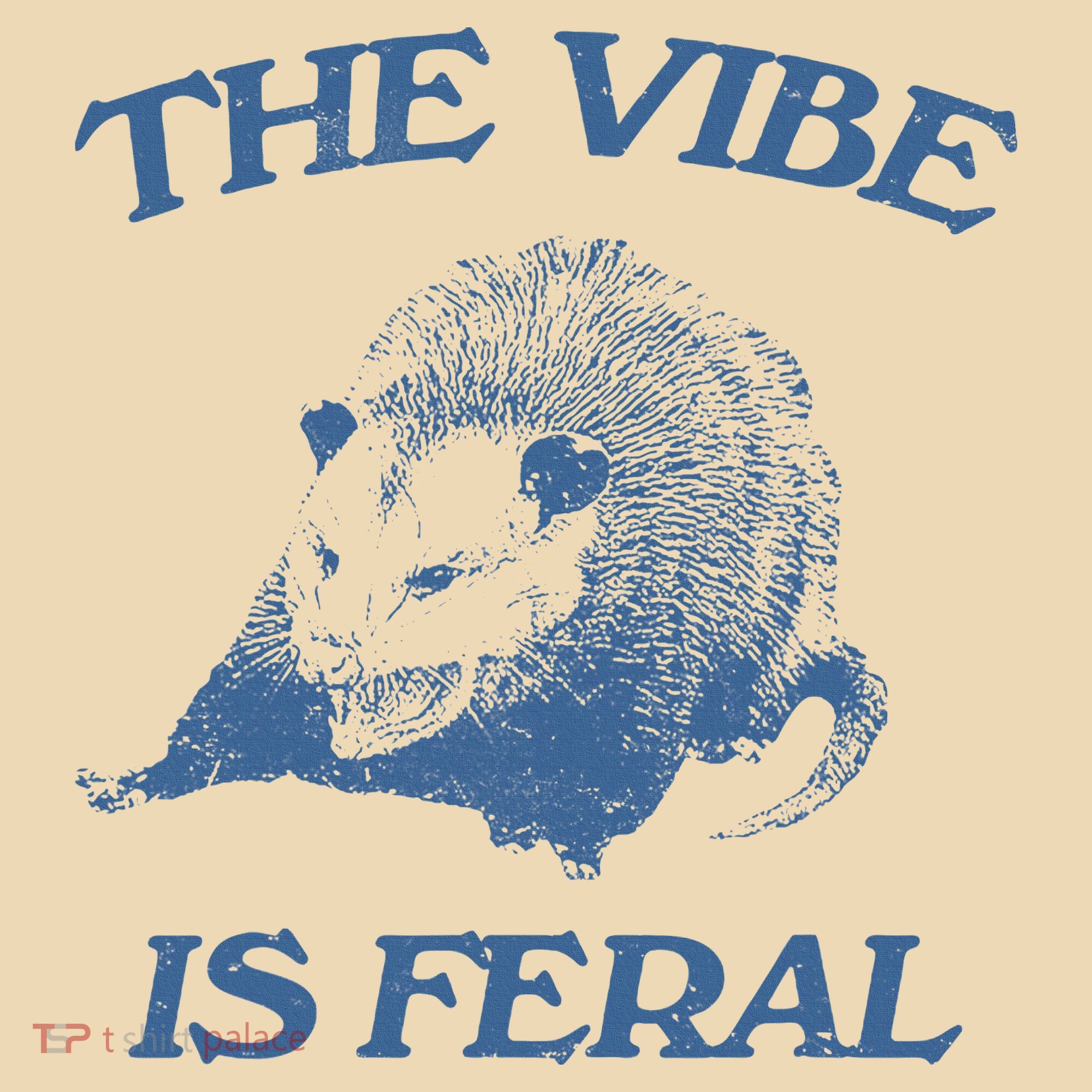 Possum The Vibe Is Feral Tote Bag