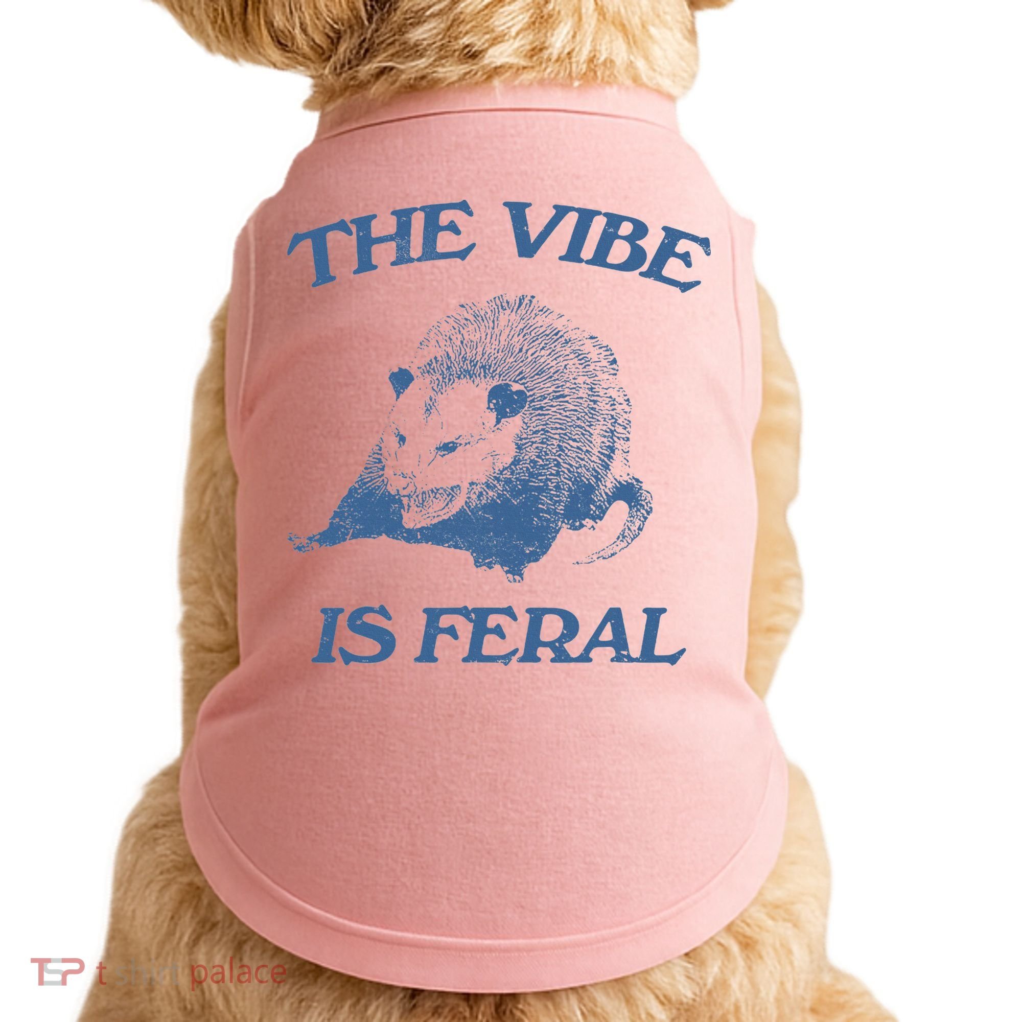 Possum The Vibe Is Feral Doggie Tank