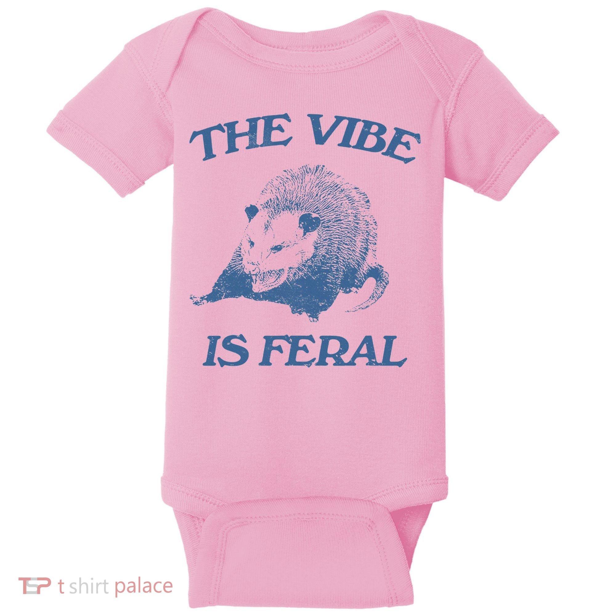 Possum The Vibe Is Feral Baby Bodysuit