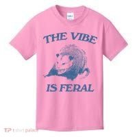 Possum The Vibe Is Feral Kids T-Shirt thumb 0