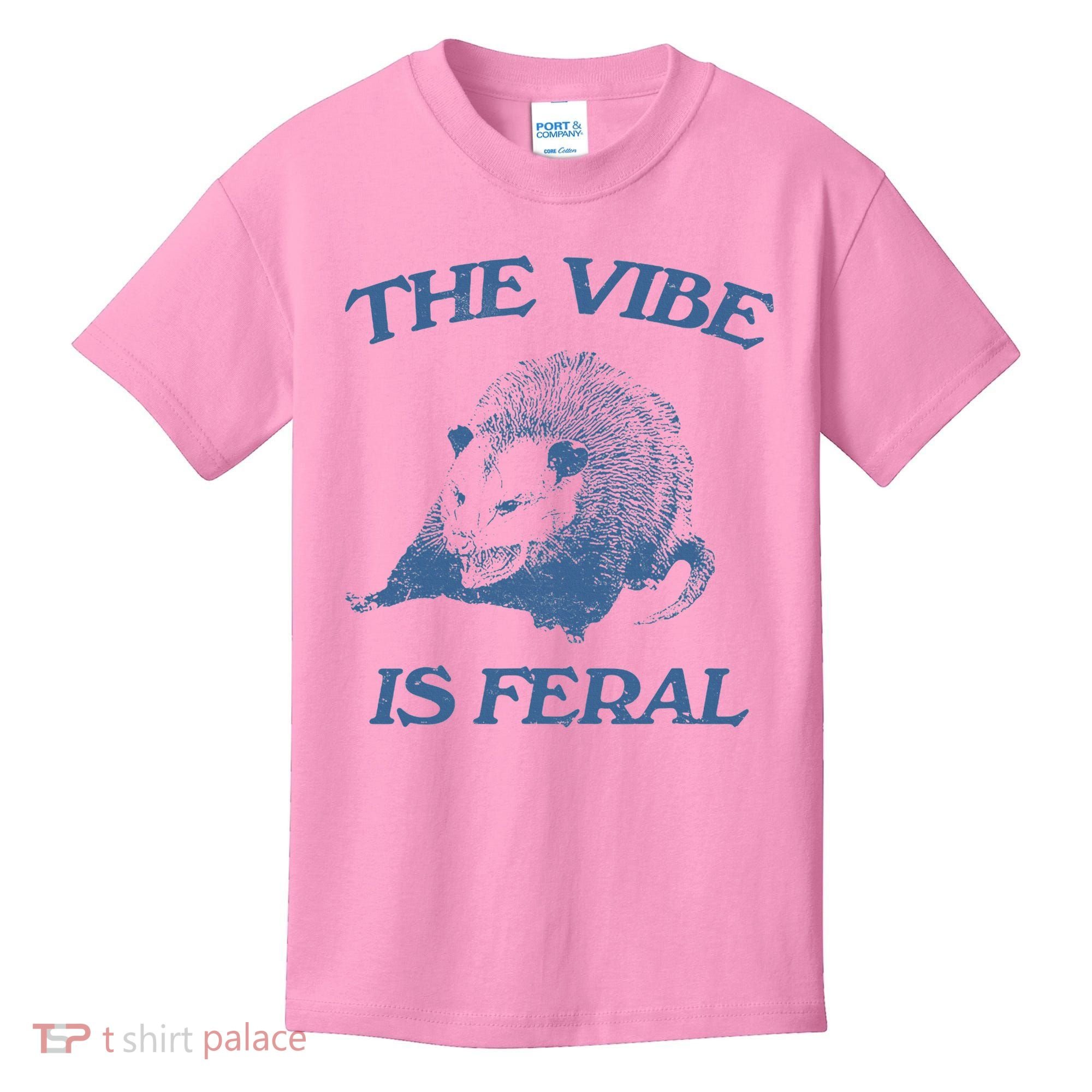 Possum The Vibe Is Feral Kids T-Shirt