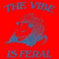 Possum The Vibe Is Feral Santa Hat thumb 1