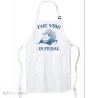 Possum The Vibe Is Feral Apron thumb 0