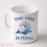Possum The Vibe Is Feral Coffee Mug thumb 0