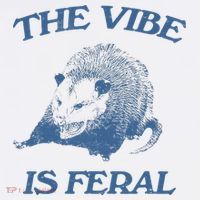 Possum The Vibe Is Feral Women's Hoodie thumb 2