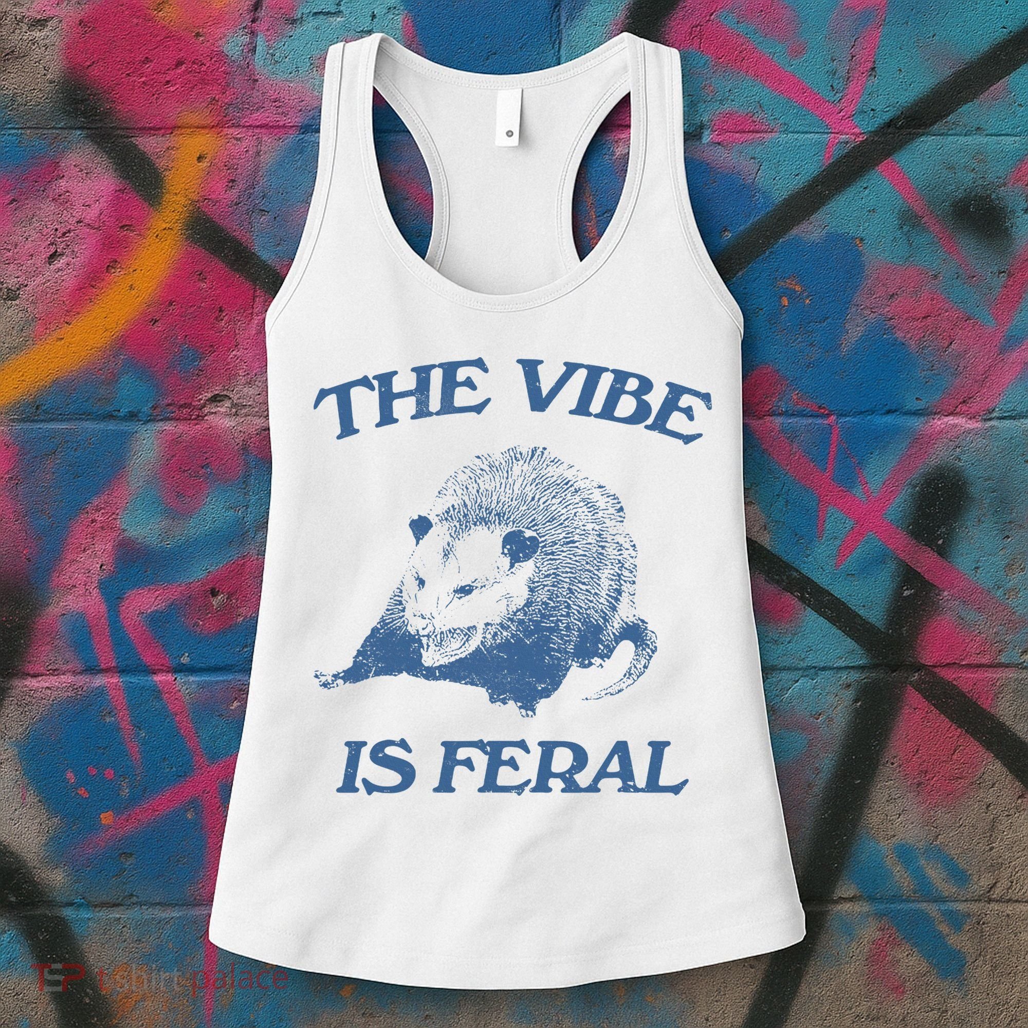 Possum The Vibe Is Feral Women's Tank Top
