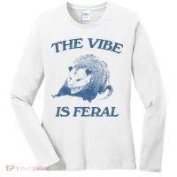 Possum The Vibe Is Feral Women's Long Sleeve Shirt thumb 0