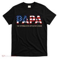 Papa The Veteran The Myth The Legend T-Shirt thumb 0