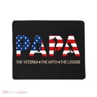 Papa The Veteran The Myth The Legend Mousepad thumb 0