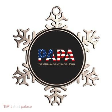 Papa The Veteran The Myth The Legend Ornament