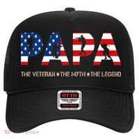 Papa The Veteran The Myth The Legend Hat thumb 0