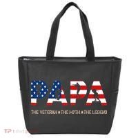 Papa The Veteran The Myth The Legend Tote Bag thumb 0