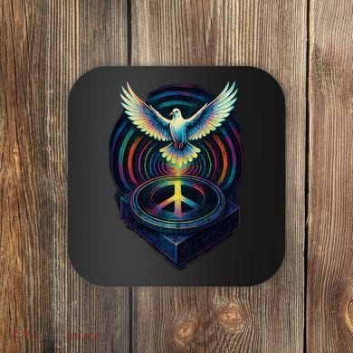 Peaceful Turntable Vibes Coaster